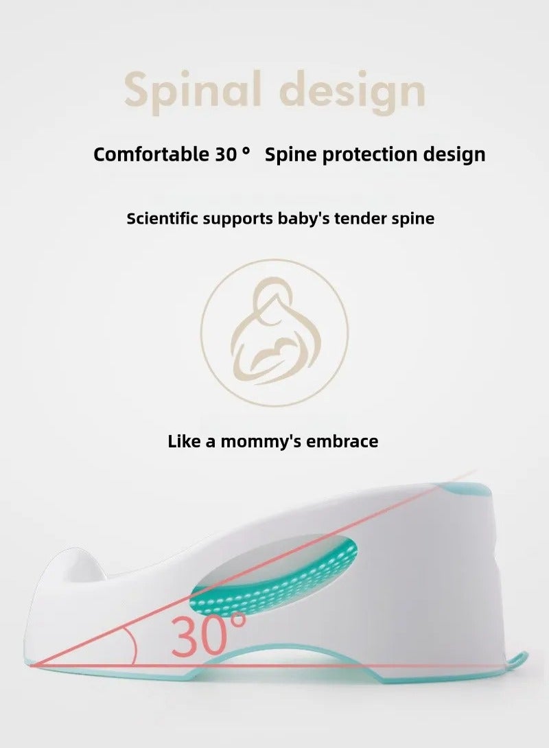 Baby shower bath frame can sit and lie down bath tub, baby bionic Non-Slip bath bed bath mat - Image 4