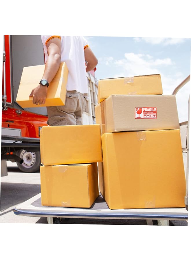 erorex 1 Roll Shipping Warning Labels Tag Handle With Care Sticker Fragile Warning Sticker Packing Warning Sticker Shipping Label Fragile Label Seal Wrapping Paper Copper Plate Stickers - Image 5