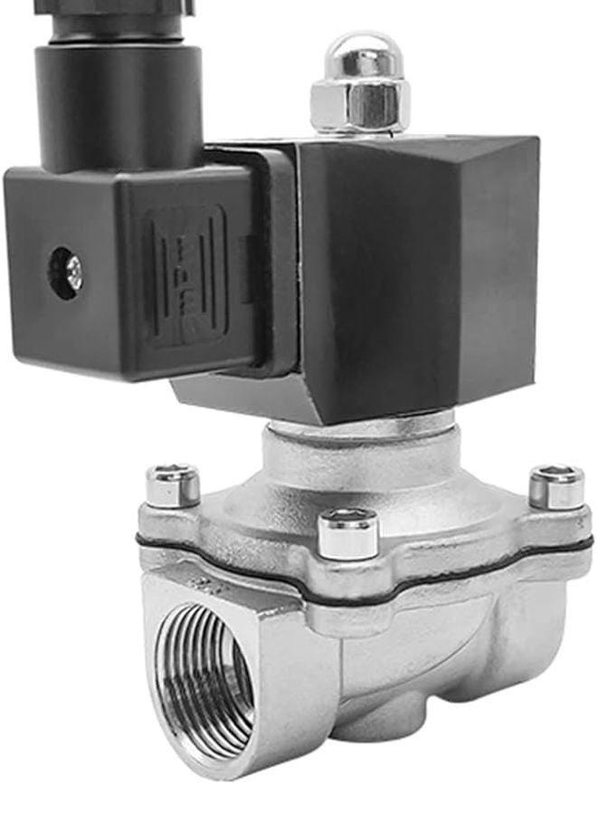 3 4 Inch Stainless Steel Water Solenoid Valve Normally Closed DN20 24VDC NPT EPDM Seal - Image 1