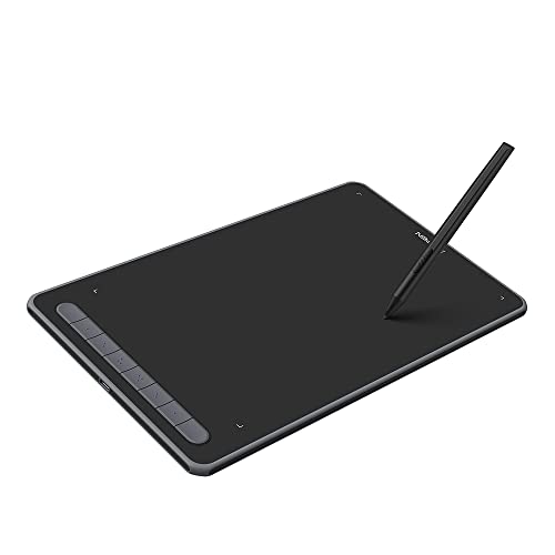 XP-PEN XPPen Deco M Drawing Tablet with X3 chip Stylus 8 Shortcut Keys, 8192 Levels of Pressure Sensitivity, X3 Elite Stylus and Fully-Laminated Display- Black - Image 1