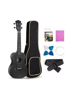 Megarya Ukulele Beginner21 Inches Concert Ukulele Hawaii Kids Guitar With Gig Bag For Kids Students Beginners Music Instrument.-Black  - Image 1