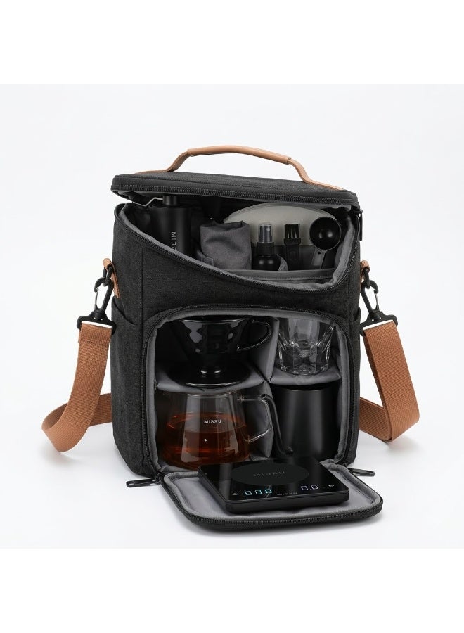 MIBRU V60 Pour Over Premium Drip Coffee Maker Kit, 11-piece Drip Coffee Maker with Coffee Bag Gray, Specialty Coffee Bag (Pink), Coffee Bean Grinder, Coffee Bean Spray Bottle, Coffee Spoon, 01 Paper Coffee Filter, 01 Coffee Dripper, 350ml Mini Coffee Sharing Pot, Slim Neck Manual Coffee Pot, Restrictor Spout for Drip Coffee Pot, Professional Coffee Scale, Coffee Towel, Cortado Cup, Specialty Coffee Kit, Specialty Coffee Tools, Coffee Machine, Coffee Cup, Coffee Cleaning Kit, Pour-Over Coffee Maker Accessories - Image 5