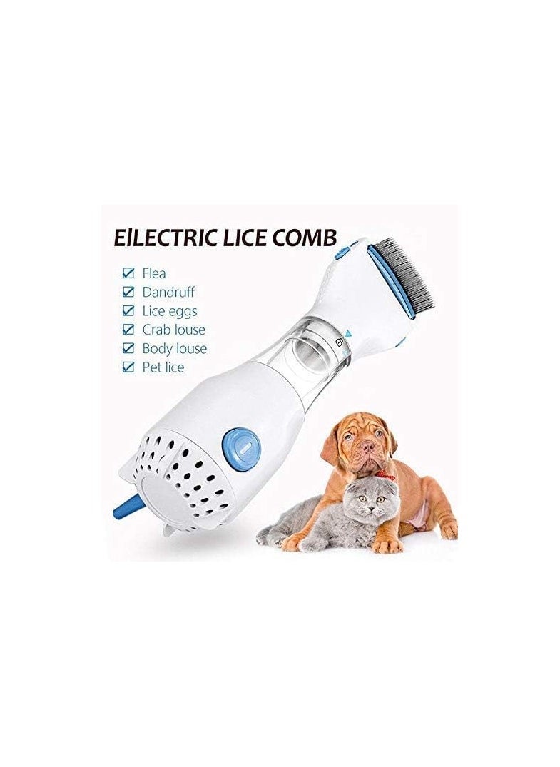 Generic - Electric Lice Comb with Vacuum – Chemical-Free Head Lice Treatment, Pet Filter, Electric Capture Lice Comb for Safe, Effective Lice Removal, Ideal for Kids & Adults - Image 1