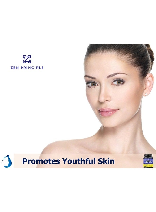 Zen Principle Grass-Fed Collagen Peptides 1.5 lb. Custom Anti-Aging Hydrolyzed Protein Powder for Healthy Hair, Skin, Joints & Nails. Paleo and Keto Friendly, GMO and Gluten Free, Pasture-Raised Bovine Hydrolysate. - Image 4