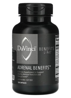 DaVinci Laboratories of Vermont Benefits Line Adrenal Benefits 120 Capsules 