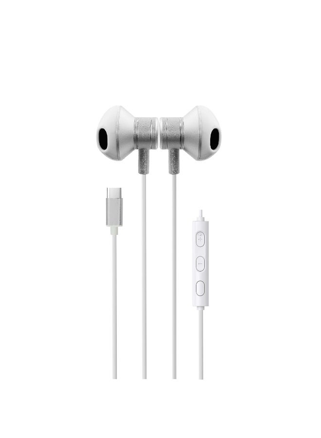 آیمی سماعات أذن ستيريو IMEE Type-C، صوت عالي الدقة مع جهير كبير، وإلغاء الضوضاء، ومقاومة للماء، وتصميم مريح، وكابل متين بطول 1.2 متر، مثالية للتمرين والعمل والسفر IM-EP114 - Image 1