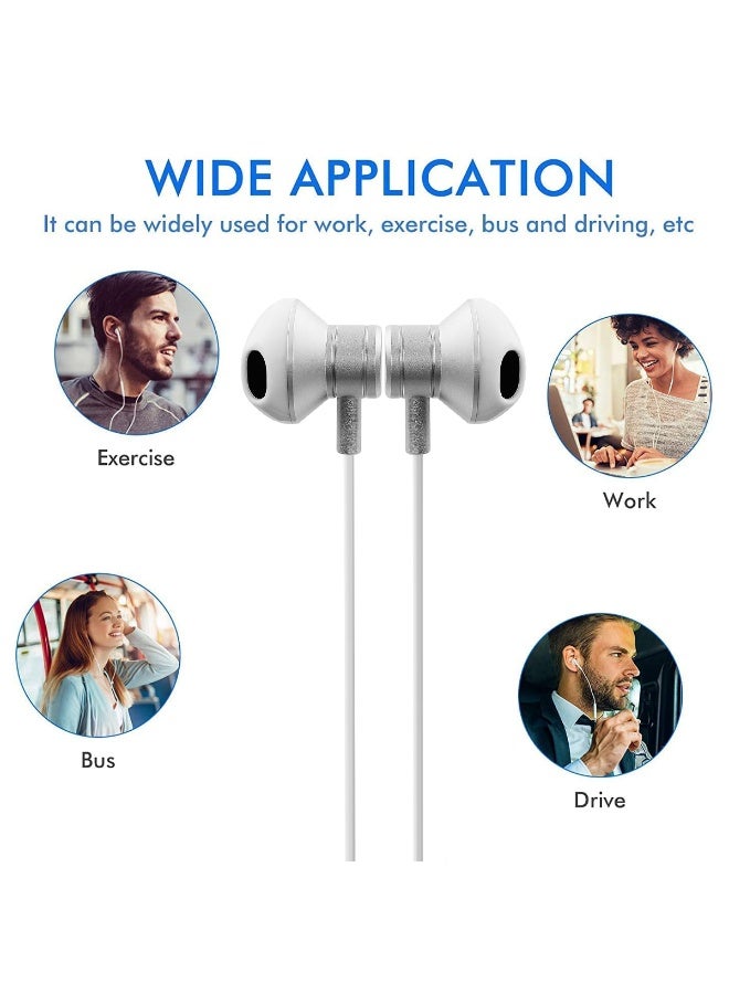 آیمی سماعات أذن ستيريو IMEE Type-C، صوت عالي الدقة مع جهير كبير، وإلغاء الضوضاء، ومقاومة للماء، وتصميم مريح، وكابل متين بطول 1.2 متر، مثالية للتمرين والعمل والسفر IM-EP114 - Image 4