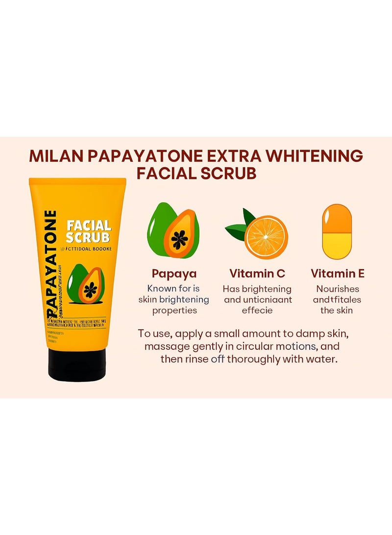 Melano Pharma Papayatone Facial Scrub 150 g - Image 3