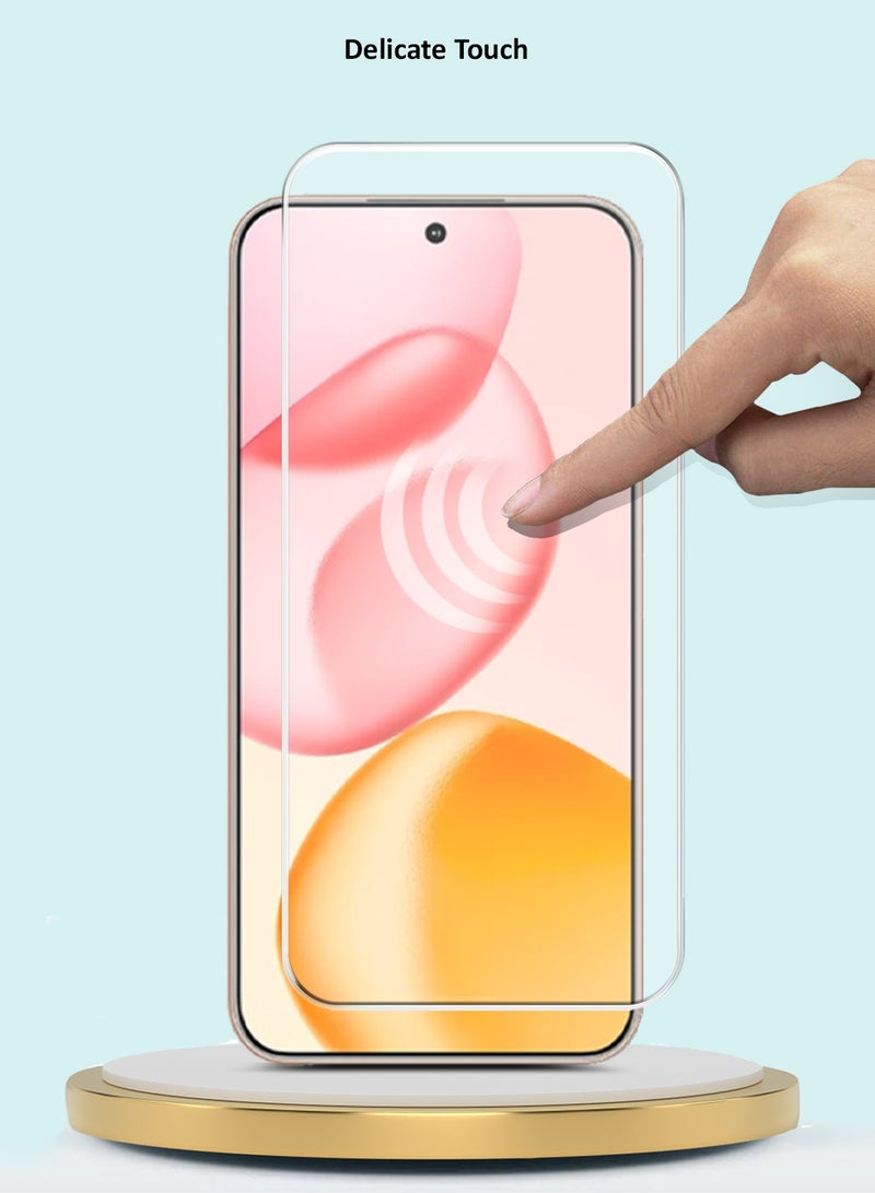 جيماكس حماية شاشة من الزجاج المقسى بحواف منحنية 9H 2.5D من سلسلة Honor 400 5G 2025 GMAX Premium - شفاف - Image 5