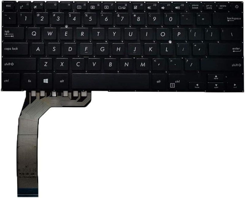 Wefly لوحة مفاتيح لابتوب متوافقة مع Asus Vivobook X407 / X407U / X407M X407UA / X407UB / X407MA / X407UBR لابتوب - Image 3