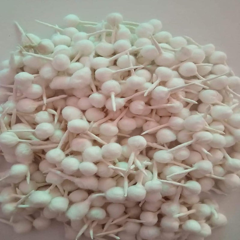 CREYENTES DS Pure Cotton WicksDiya BattiPhool batti for Puja Natural White Homemade Small Pack of 250 - Image 2