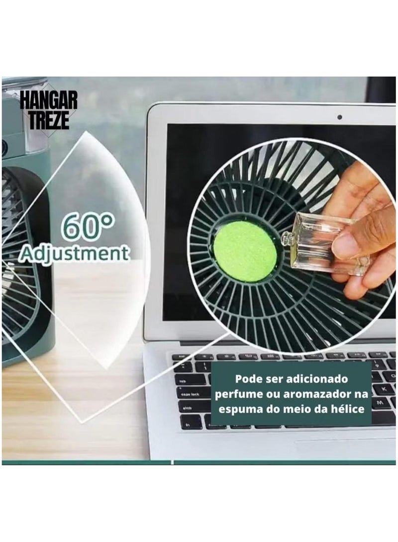 3 in 1 Mini Cooler Portable Mini Cooler and Air Conditioner for Home and Office 3 in 1 Cooler, Humidifier, Purifier and Mini Cooler White  - Image 4