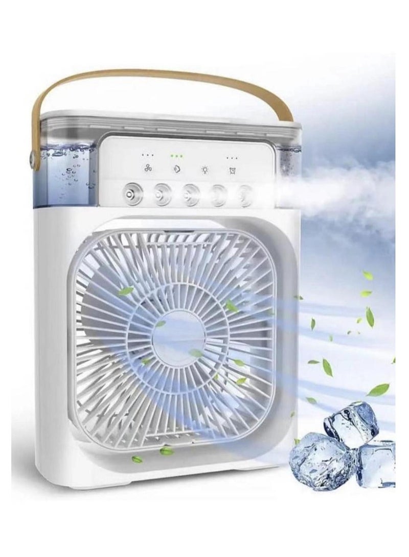 3 in 1 Mini Cooler Portable Mini Cooler and Air Conditioner for Home and Office 3 in 1 Cooler, Humidifier, Purifier and Mini Cooler White  - Image 1