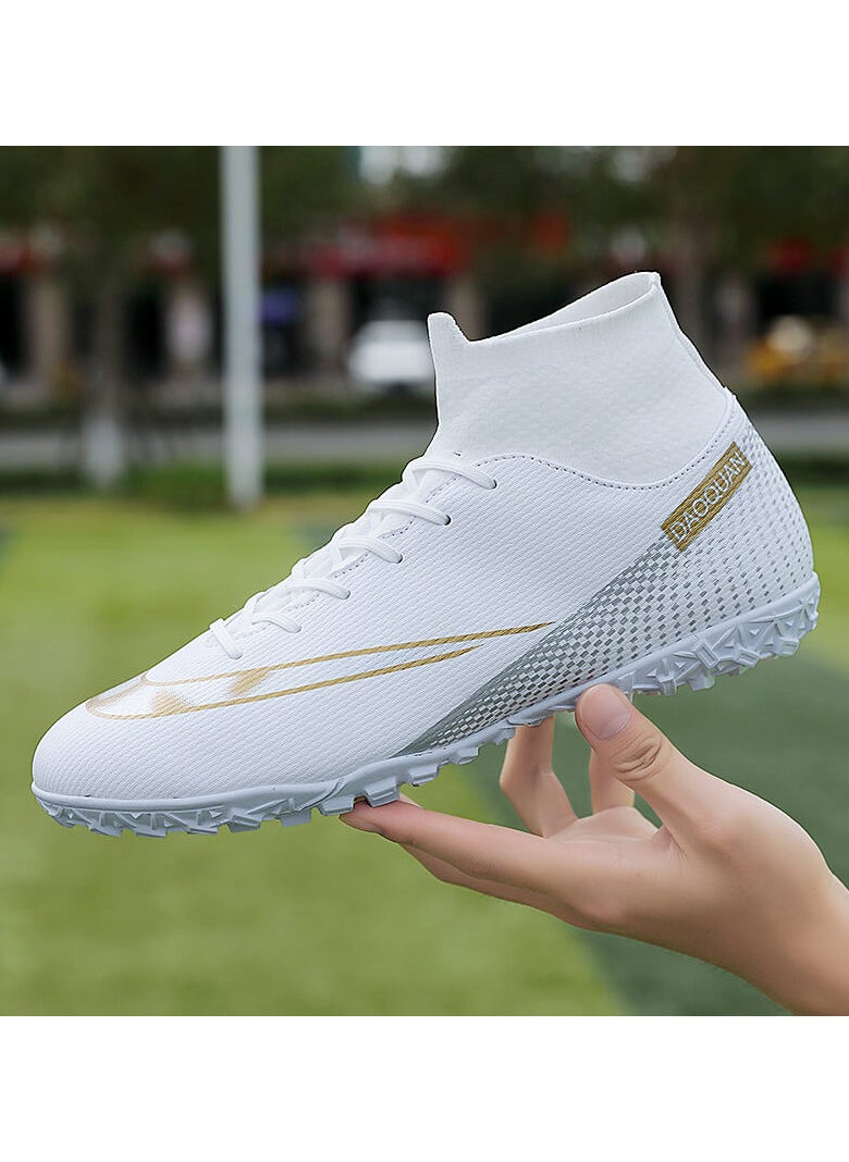 AUTOYSUR Boys Soccer Cleats Athletic Outdoor Indoor Football Shoes Adult Football Trainning Shoes Men Athletic Turf Shoes  - Image 1
