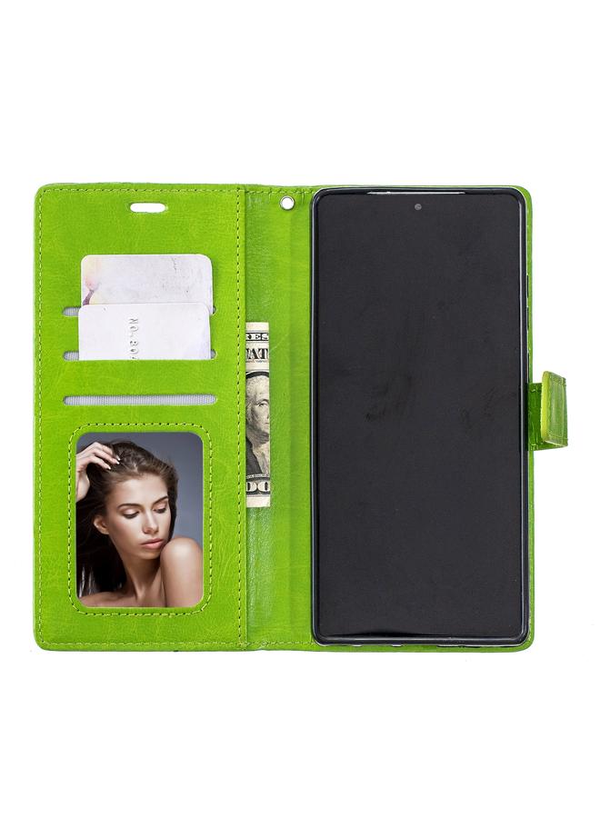 S-TOP Case For Samsung Galaxy A32 4G Crazy Horse Texture Horizontal Flip Leather Case with Holder & Card Slots & Wallet & Photo Frame - Image 5