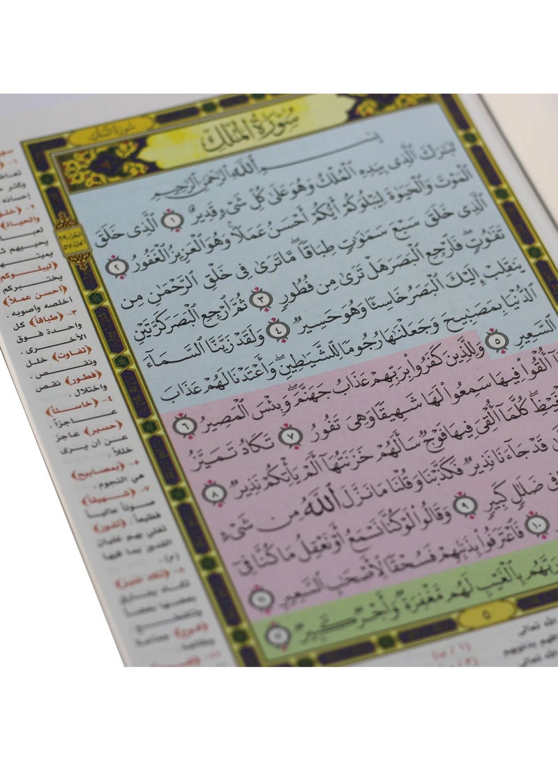 جزء تبارك بالرسم العثماني حجم وسط 17*24 (علبة تحتوي على 10 حبات) - Image 4