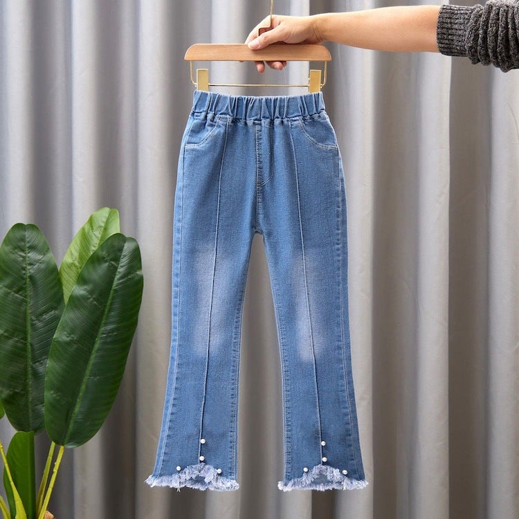 Manufacturer 2025 Children'S Jeans Children'S Pants Children'S Clothing Girls' Pants Jeans Dropshipping - Image 1