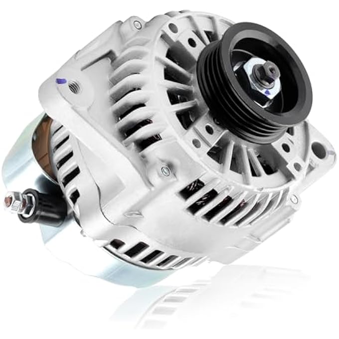 Farrme 13649 Car Alternators 75 Amp, 4-Groove Pulley Fit for Honda Civic 1996-2000, Civic del Sol 1996-1997 L4 1.6L Automotive Replacement Alternators 005TA0992, A005TA0991ZC, 31100P2EA01, 31100P2EA02 - Image 1