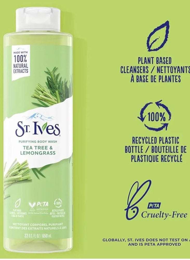 St. lves ST IVES 650ML BODY WASH TEA TREE