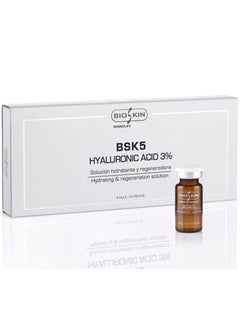 Bioskin BSK5 HYALURONIC ACID 3% Hydrating& Regeneration solution 5 X 5ml  - Image 5