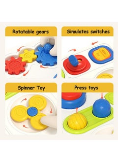 kizh Busy Board Montessori Toys For Toddler Sensory Travel Toys Baby Fidget Board Early Activity Motor Skills Educational Toys For Toddler 2 3 4 5 6 Years Old  - Image 4