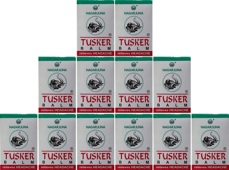 NAGARJUNA Tusker Balm (Pack of 12 x 10 g) - Image 1