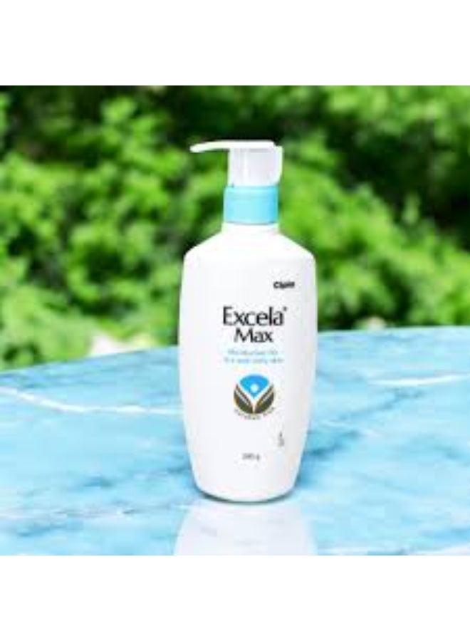 Cipla Excela Max Moisturiser 200 g | Paraben Free | Moisturiser for Dry & Itchy Skin | With Glycerin & Emollients | Daily Skin Care Lotion - Image 2