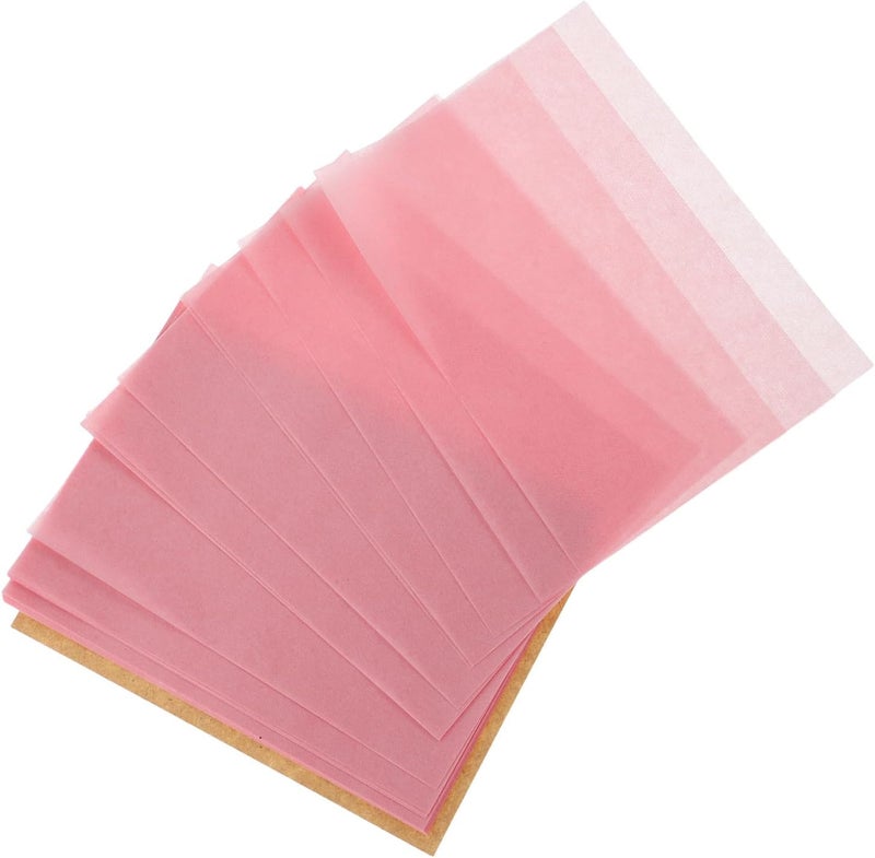 Healifty Oil Blotting Sheets for Face, 50pcs Pink Disposable Oil Absorbing Pads, Moisture Absorbing Paper for Oily Skin, Portable Facial Blotting Paper for Makeup Touch-ups and Shine - Image 1