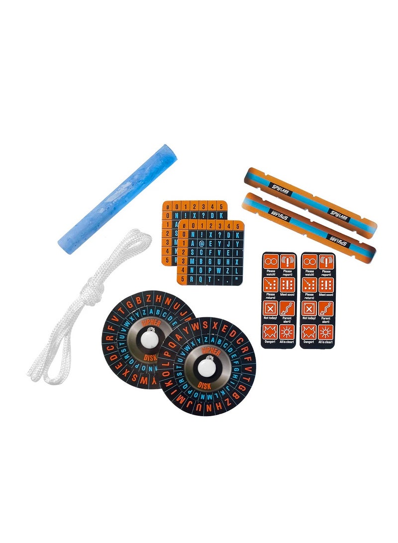 Thames & Kosmos مختبرات تيمز وكوسموس للألعاب التجسسية: الأكواد والأسرار السرية: لعبة تعليمية تجسسية مجموعة STEM لتعلم التشفير وكسر الشفرات للأطفال - Image 2