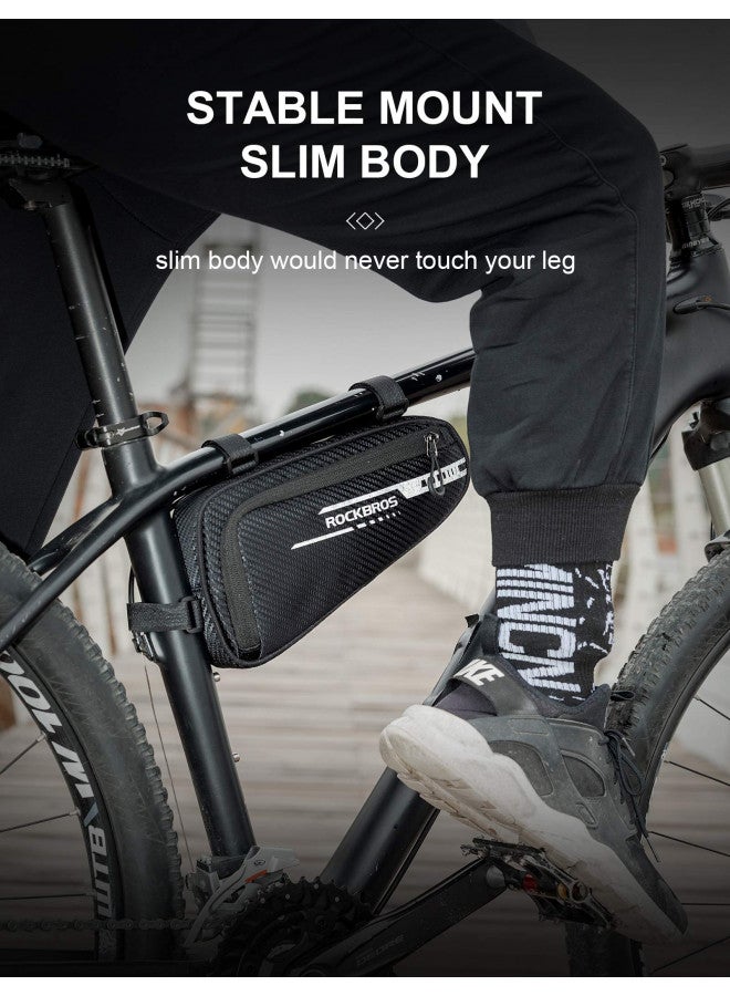 Rockbros Bike Bicycle Triangle Bag Bike Storage Bag Bicycle Frame Pouch Bag for MTB Road Bike Cycling Bike Accessories - Image 5