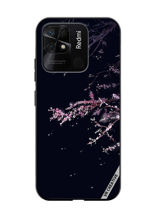 VR CREATIVE Protective Case Cover For Xiaomi Redmi 10C Blossom Tree Design Multicolour - Image 1