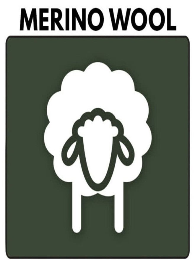 RealTree Heavyweight Merino Wool Tall All Season Boot Socks 1 Pair, Large, Tan/Olive - Image 3
