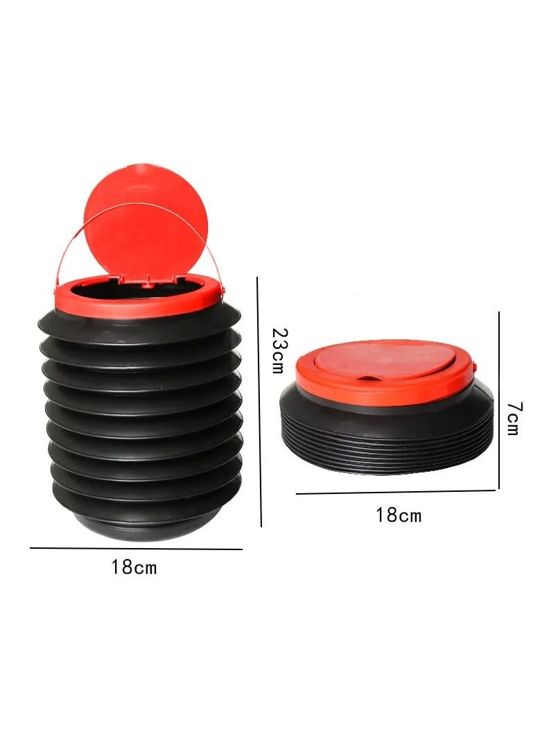 Generic Foldable Trash Can Car Trash Bin Outdoor Garbage Can Folding Trash Organizer Garbage Holder  - Image 5