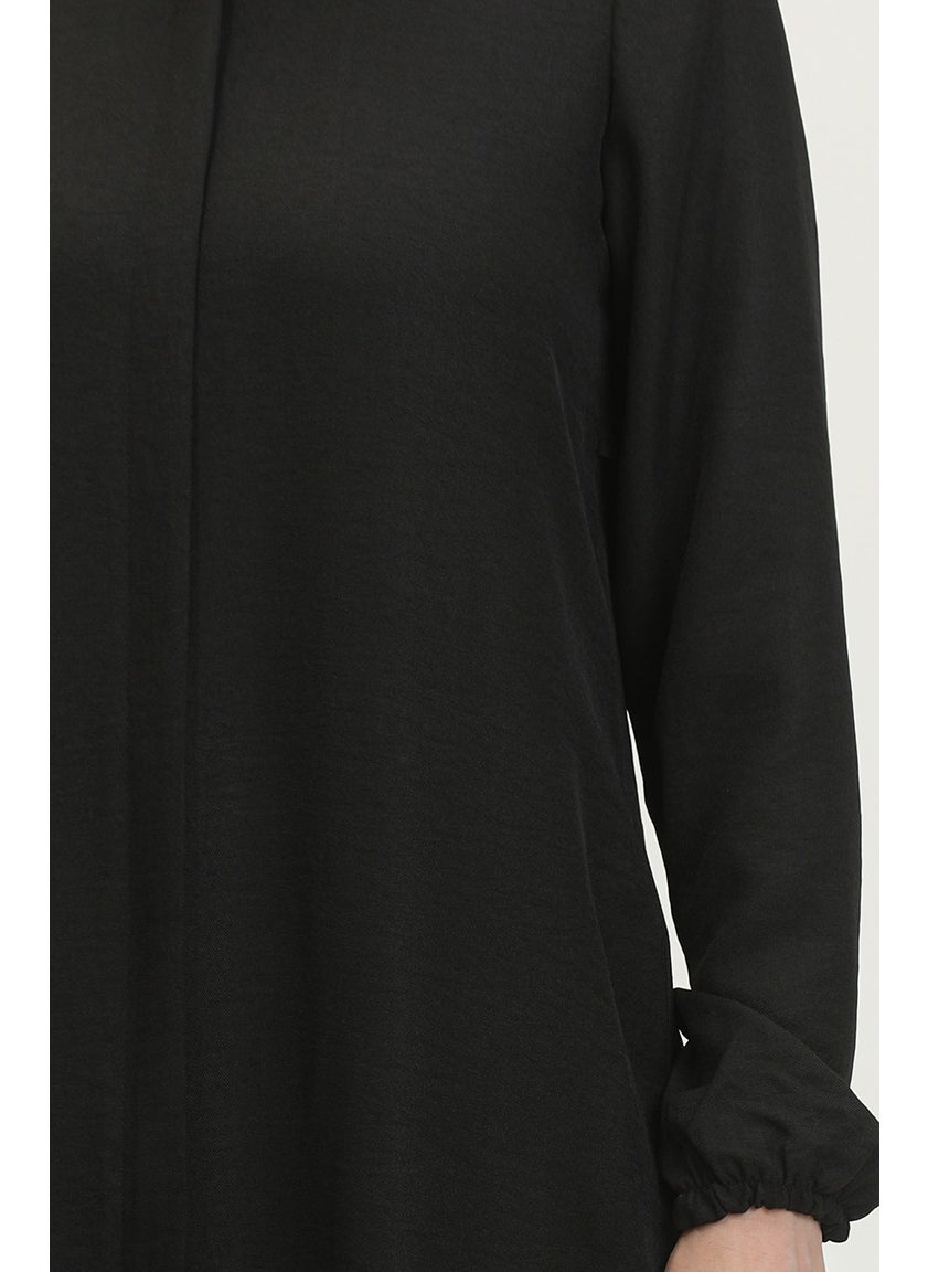 Sefa Merve - Abayas Abaya 24021-01 Black - Image 1