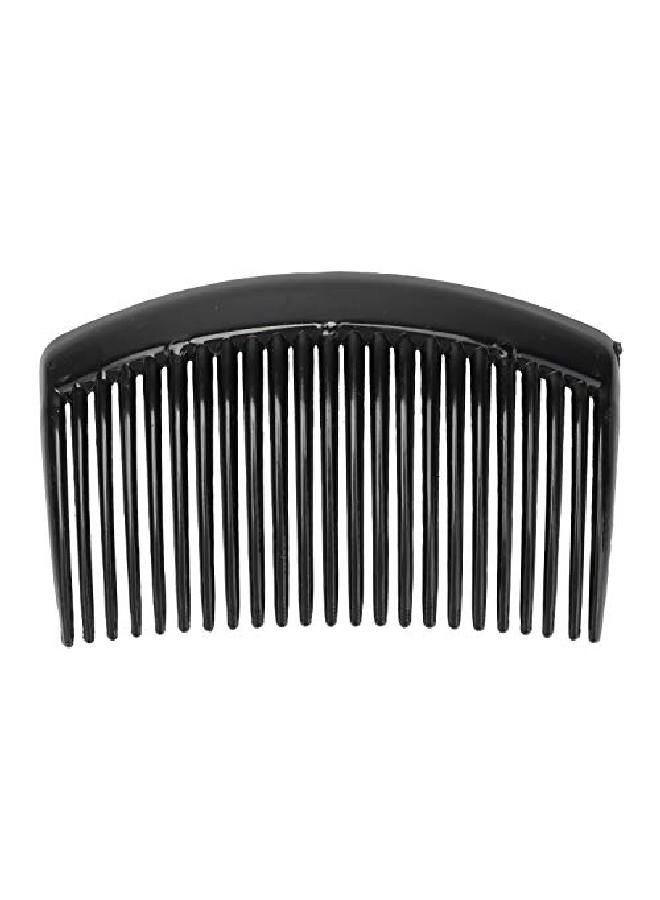Angla 28 Pack Black Small Plastic Hair Side Comb With Long Teeth Hairpins Grips Barrettes Clamps Bows For Women Bridal Wedding Veil Decorative Headpiece French Twist Updo Bun Accessories - Image 3