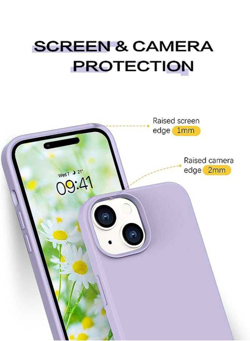 iPhone 15 Mobile Case Cover with Soft Liquid Silicone Protection Anti-Scratch Shockproof Accessories Slim Protective Back Cover with Comfortable Hold Touch Feeling and Anti-fingerprint - Image 2