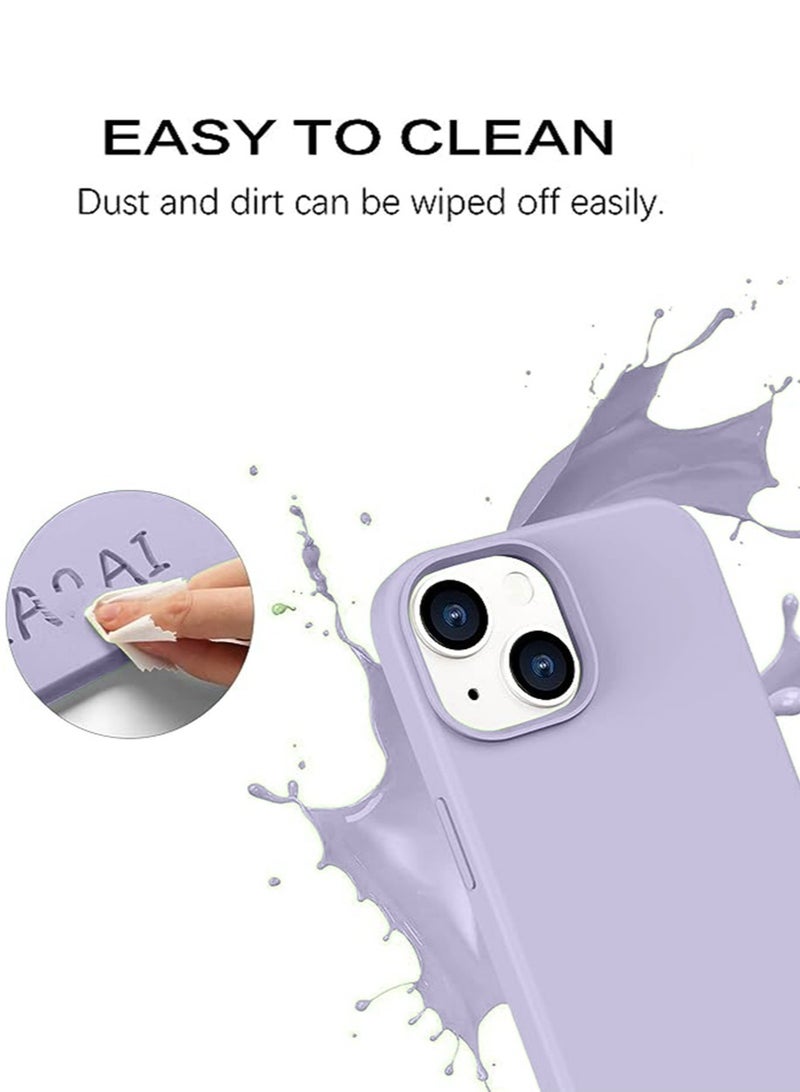 iPhone 15 Mobile Case Cover with Soft Liquid Silicone Protection Anti-Scratch Shockproof Accessories Slim Protective Back Cover with Comfortable Hold Touch Feeling and Anti-fingerprint - Image 3
