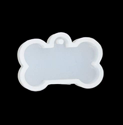 R H LIFESTYLE Creative DIY Multipurpose Transparent Silicone Coaster Mold (Dog Bone Mold, 50 X 30 MM) - Image 4