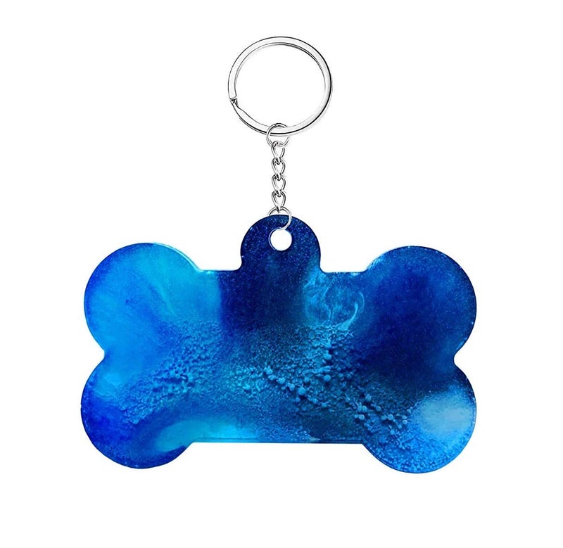R H LIFESTYLE Creative DIY Multipurpose Transparent Silicone Coaster Mold (Dog Bone Mold, 50 X 30 MM) - Image 2