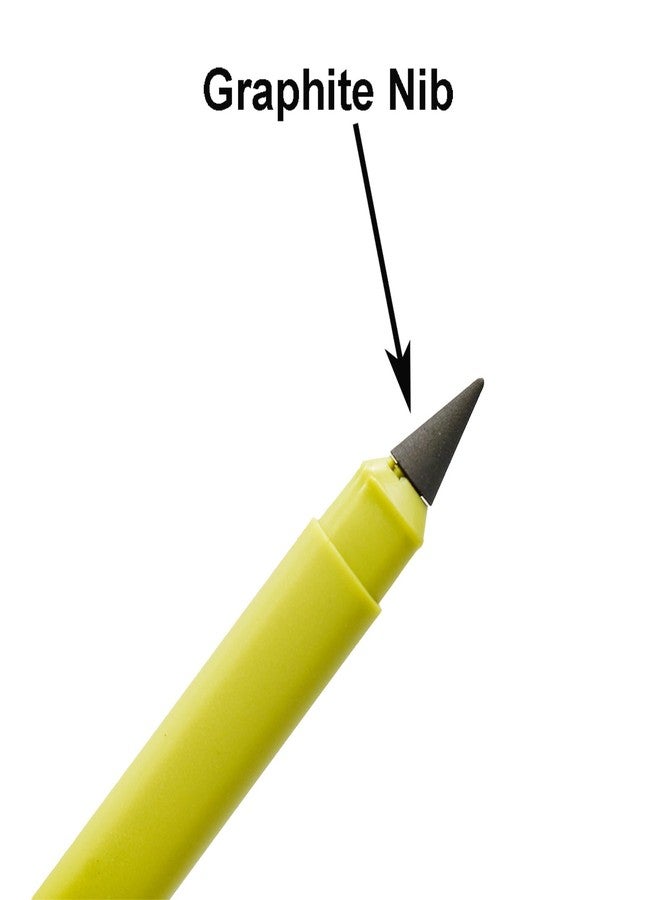 Maydahui 10 PCS Everlasting Pencil Inkless Eternal Pencil Magic Pencil Infinity Reusable Pencil with 12 Replaceable Nibs Macaron Morandi Colors for School Students Party Office - Image 5