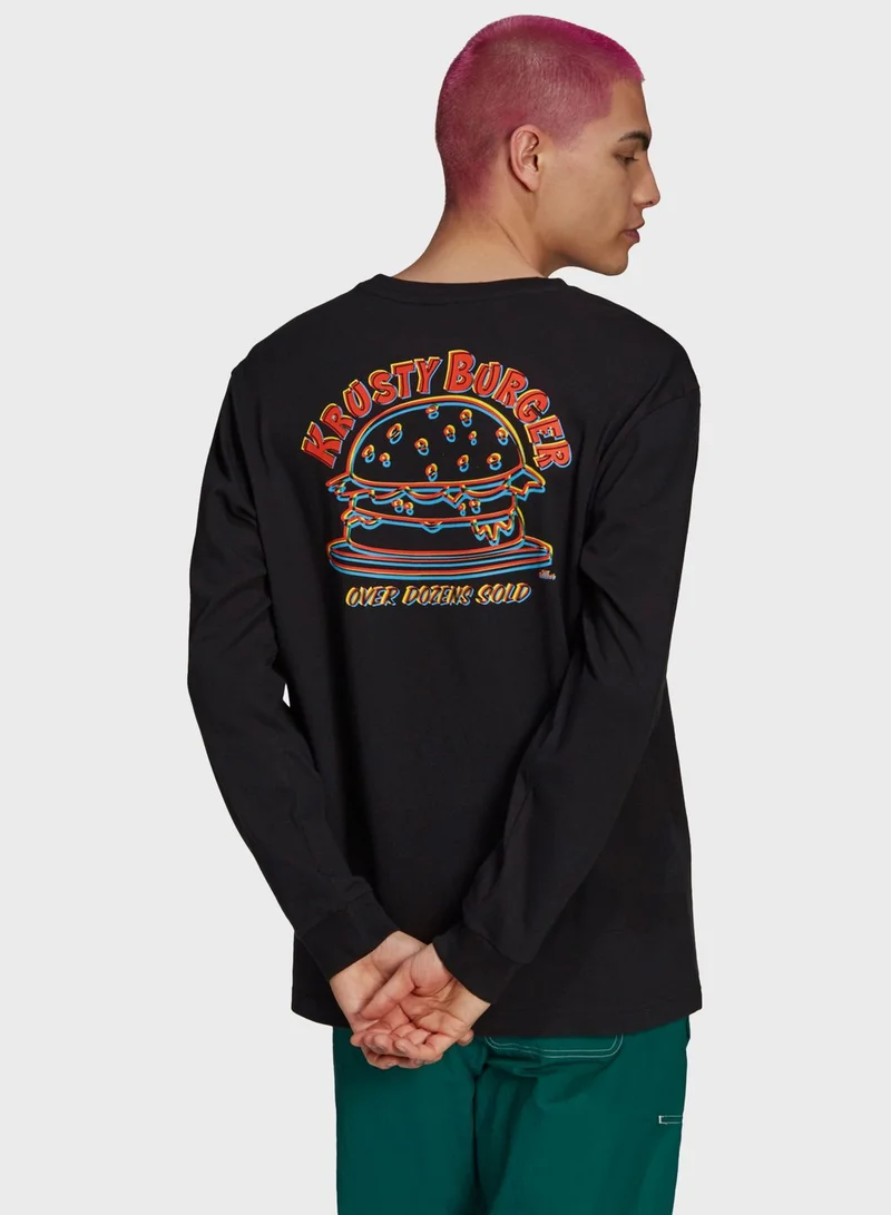 adidas Originals Simpsons Krusty Burger T-Shirt