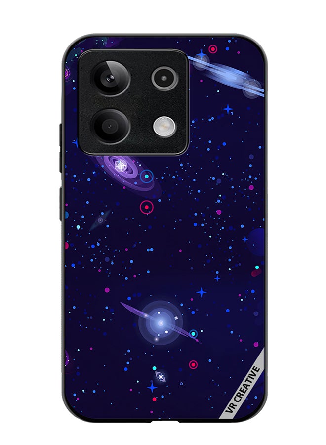 VR CREATIVE Protective Case Cover For Xiaomi Poco X6 Galaxy Space Design Multicolour - Image 1