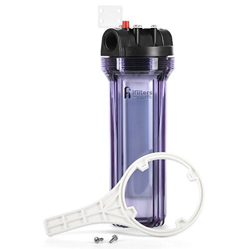iFilters Whole House Sediment, Rust & CTO Filter Clear Housing w/ AP117 Comparable Filter Cartridge Included, 3/4" Ports - Image 2
