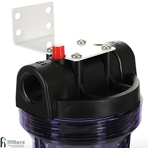 iFilters Whole House Sediment, Rust & CTO Filter Clear Housing w/ AP117 Comparable Filter Cartridge Included, 3/4" Ports - Image 3