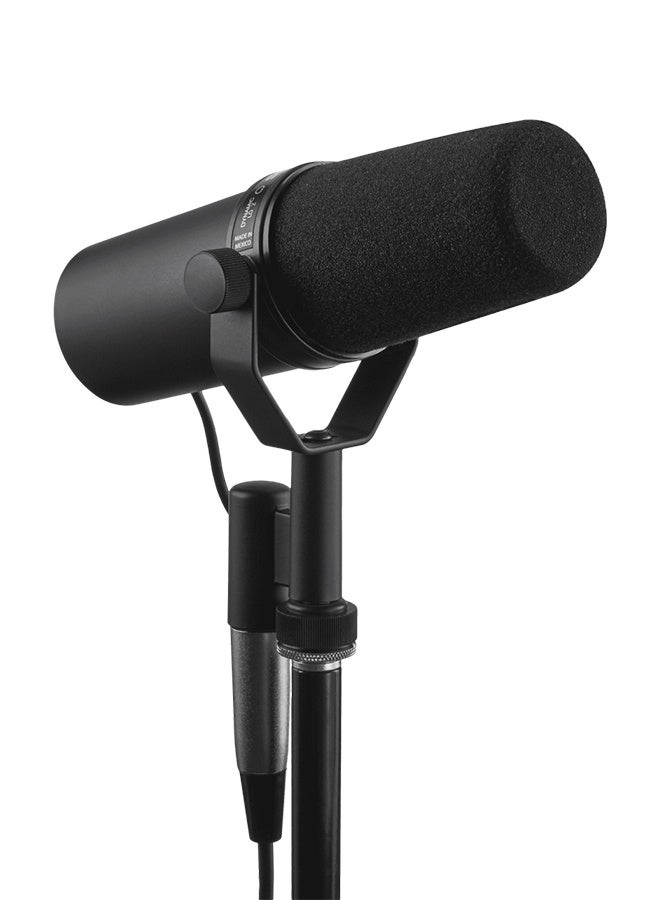 SM7B Microphone - Vocal Dynamic Studio Mic for Broadcast, Podcast, Recording, Gaming & Streaming, XLR, Rugged Construction, Detachable Windscreen, Smooth Sound, Warm Vocals, Wide-Range Frequency - Image 4