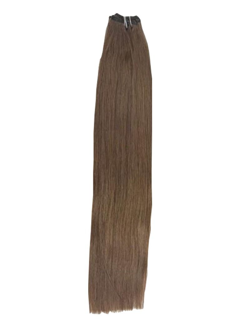 إستيل Hair Extensions Human Hair 24 Inches  Extensions with Natural Hair 100 Strands Keratin Bond Hair Extensions Soft Long Lasting Anti Tangle Color No 6 - Image 2