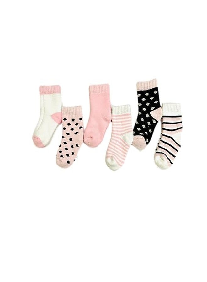 Nimai Creation Cotton Baby Socks - Cute and Colorful Anti-Skid Ankle Length Printed Socks for Kids Toddlers, and Breathable, Lightweight, and Ultra Soft (Pack of 6) - Image 3