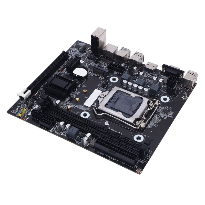 اللوحة الأم LGA 1150 بتقنية M ATX ومجموعة شرائح H81 - ذاكرة DDR3 بسعة 16GB وواجهة M.2 لأجهزة الكمبيوتر المكتبية المخصصة للألعاب، متوافقة مع معالجات Core i3 وi5 وi7 - Image 4