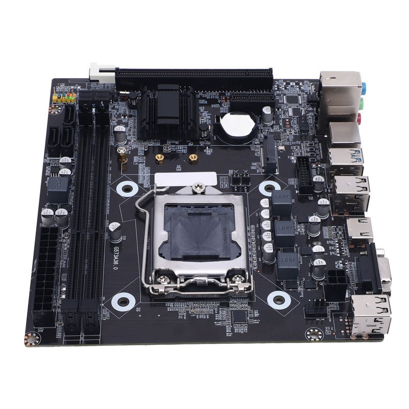 اللوحة الأم LGA 1150 بتقنية M ATX ومجموعة شرائح H81 - ذاكرة DDR3 بسعة 16GB وواجهة M.2 لأجهزة الكمبيوتر المكتبية المخصصة للألعاب، متوافقة مع معالجات Core i3 وi5 وi7 - Image 5
