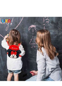 UKR UKR Kids Mickey Mouse Backpack – Lightweight Mini Pink Plush Backpack with Cute Minnie Mouse Design | Perfect for School, Play & Travel | 23x23x13cm Toddler & Preschool Backpack  - Image 5